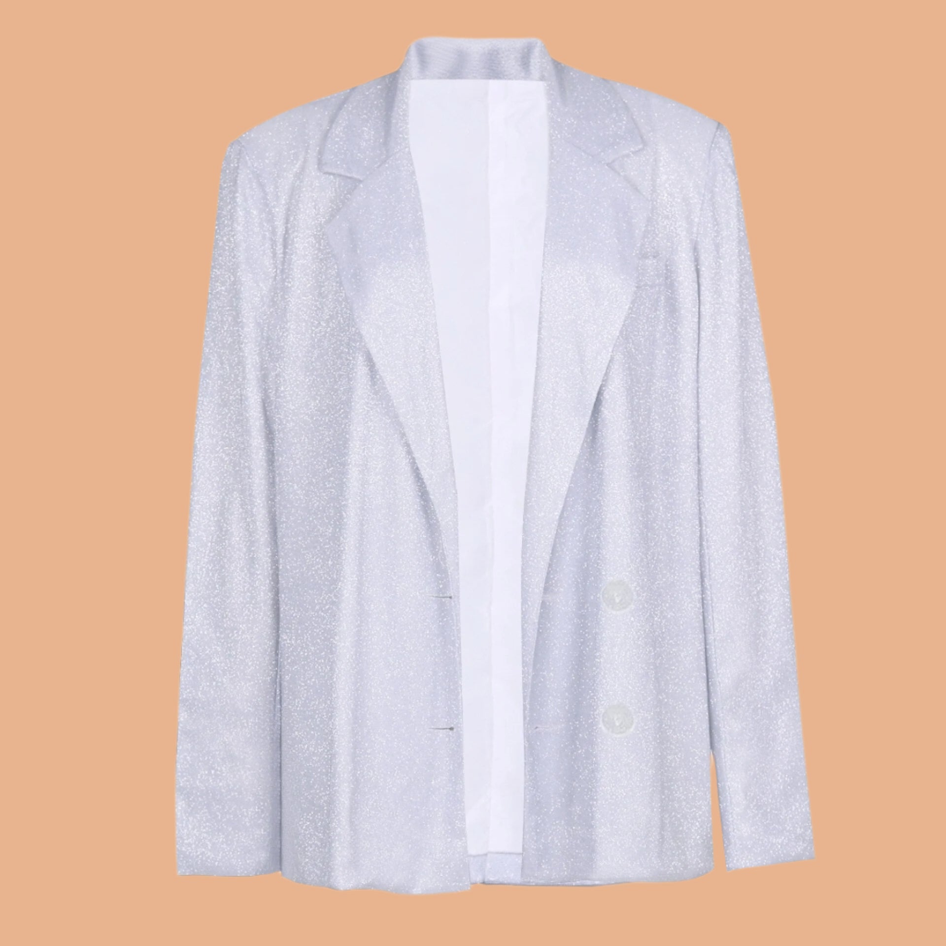 Elegant Dazzling Blouse Set for Special Occasions, Modern Design with Stylish Jacket and Fitted Top, Perfect for Events 4