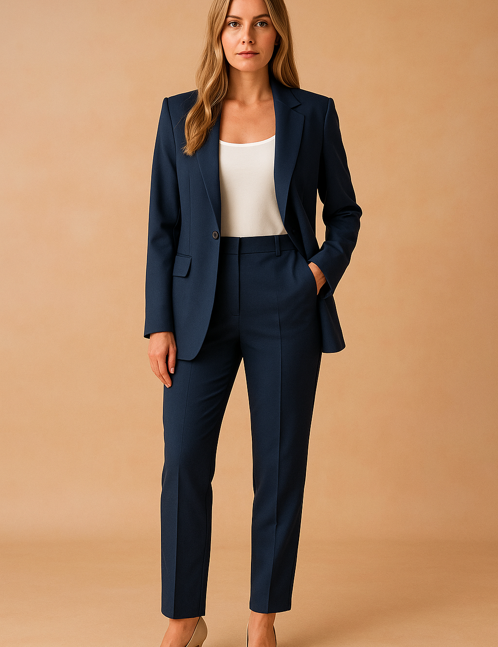 Elegant Two-Piece Women's Suit for Business Meetings and Celebrations 3