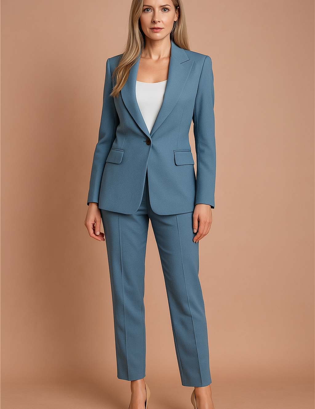 Elegant Two-Piece Women's Suit for Business Meetings and Celebrations 4