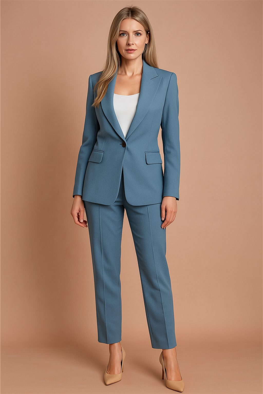 Elegant Two-Piece Women's Suit for Business Meetings and Celebrations 4